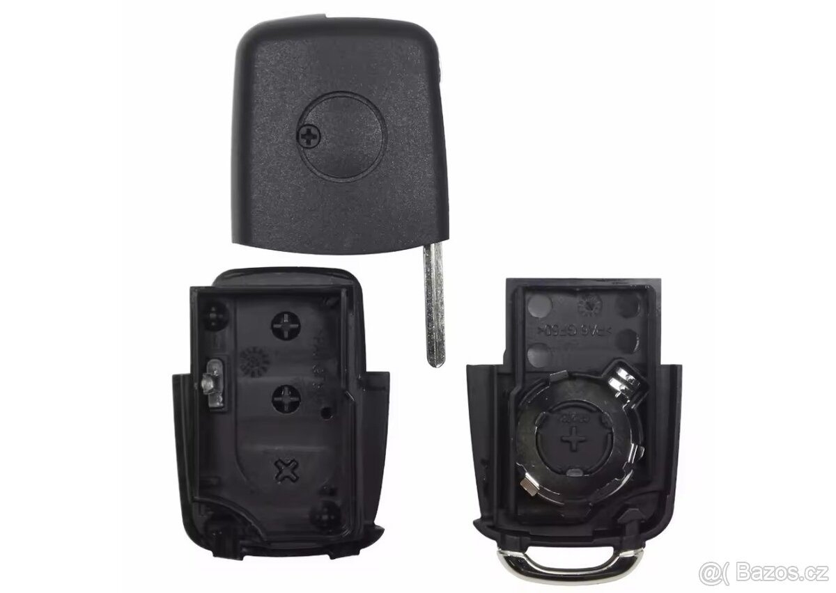 Obal autoklíče VW, Škoda, Seat - 3tl, kompletní ( půlený ) - 2