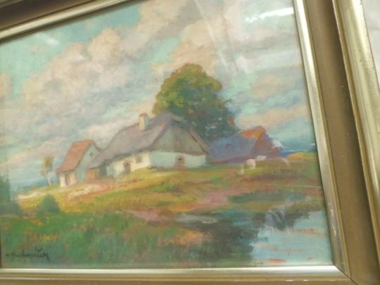 OTA BUBENÍČEK - Olej - Chaloupka na Vysočině - Originál - 2