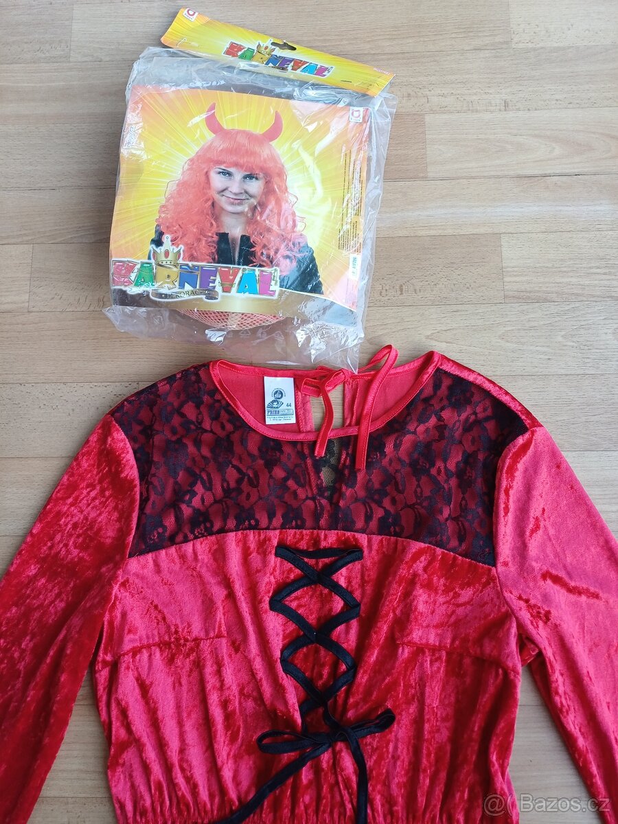 Karnevalový kostým ČERTICE vel.44 - 2