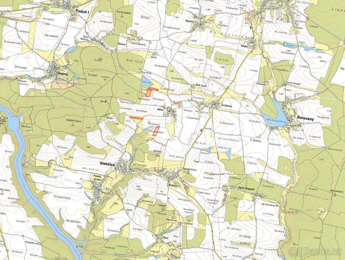 Zemědělská půda, prodej, Rakov, Bernartice, Písek - 2