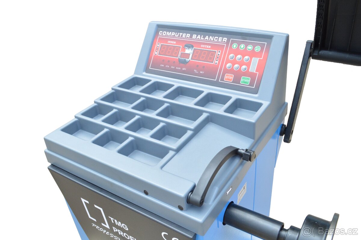 Vyvažovačka kol poloautomatická s brzdou - 2