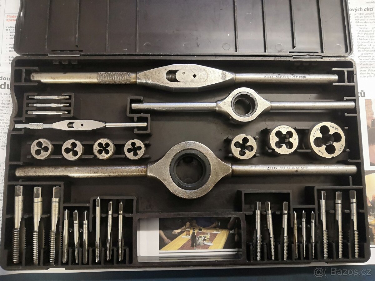 P:sada závitníků narex M1 HSS + M2 HSS - 2