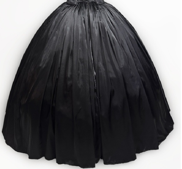 Maturitní šaty - černá plesová sukně Devil Night - 2