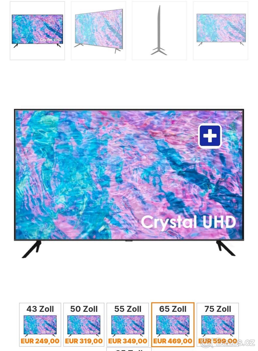 Prodám Samsung TV Crystal, 4K Ultra HD - 2