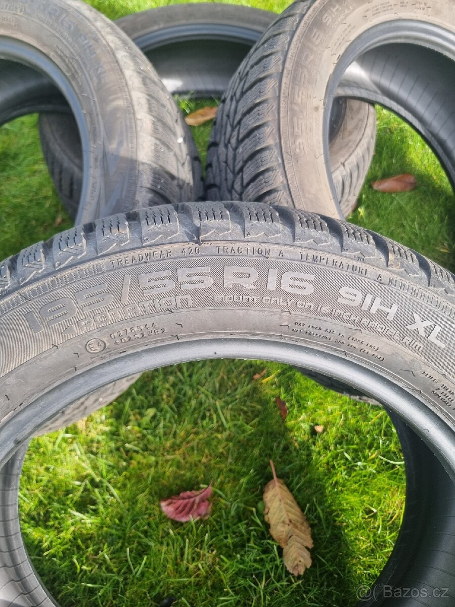 Temer nove zimni pneu Nokian 195/55 R16 - 2