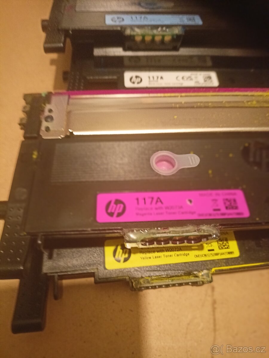 Prodám barevné toneryna HP LASER 117A za .400,- Kč - 2