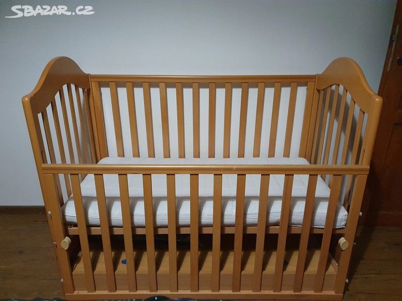 Dětská postýlka, značky Drewex se šuplíkem - 2