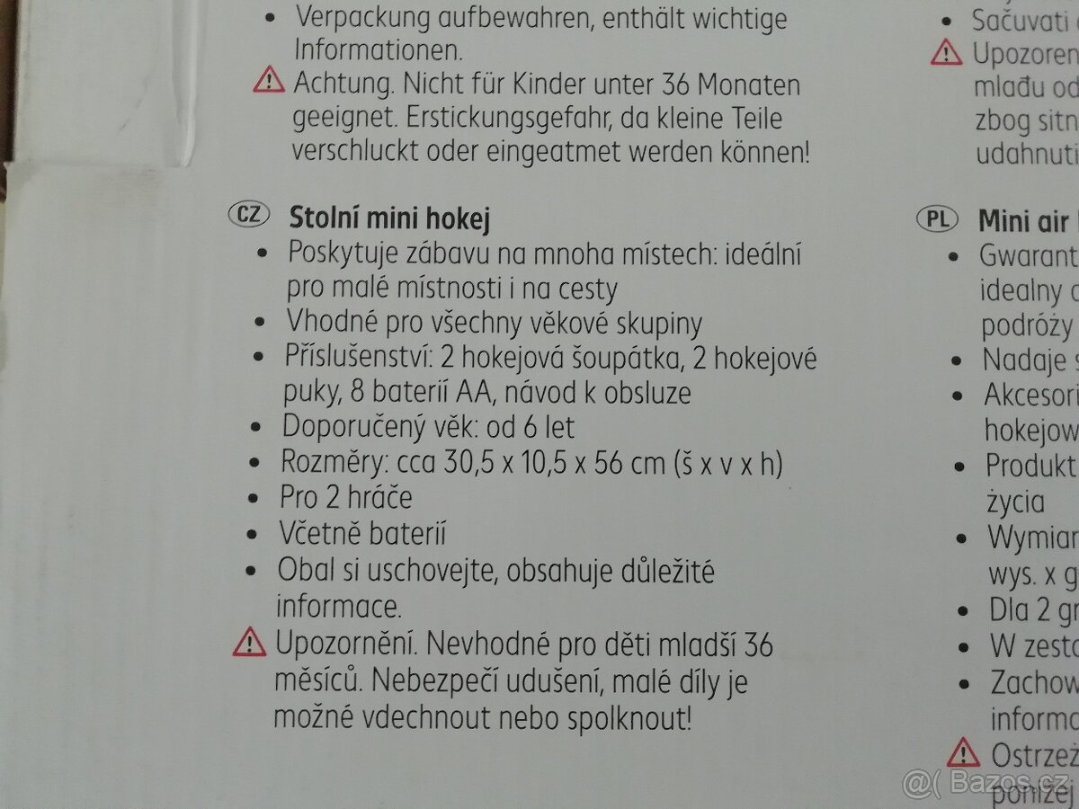 Vzdušný hokej, nový - 2