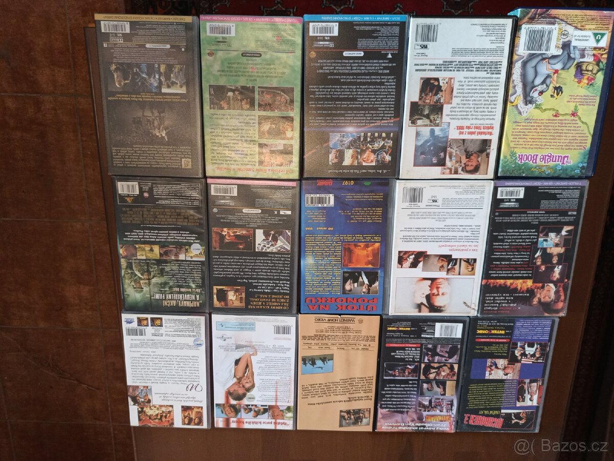 VHS kazety jednotlivě - 2