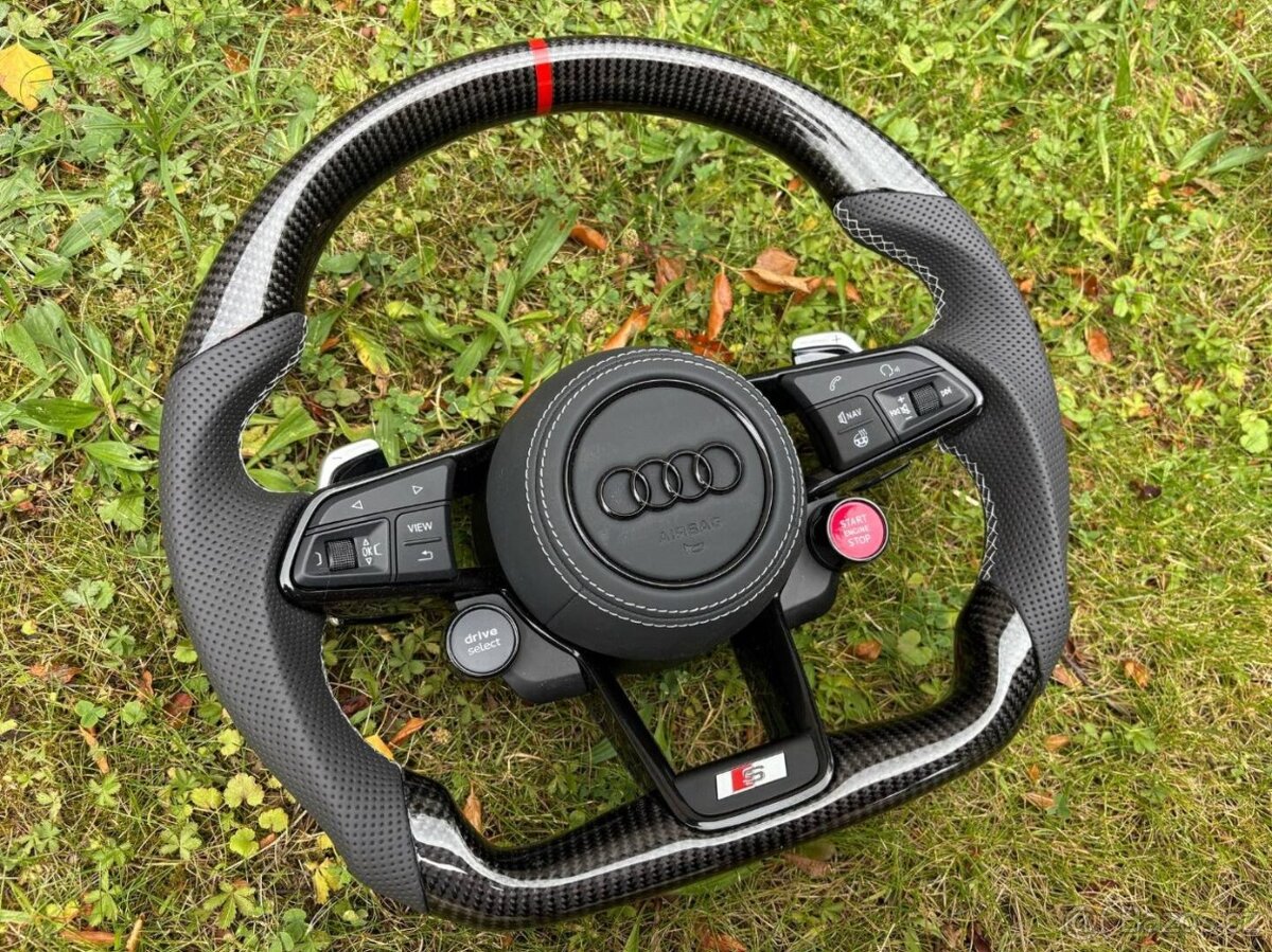AUDI VOLANT SPORTOVY so START/STOP - DRIVE SELECT karbon - 2