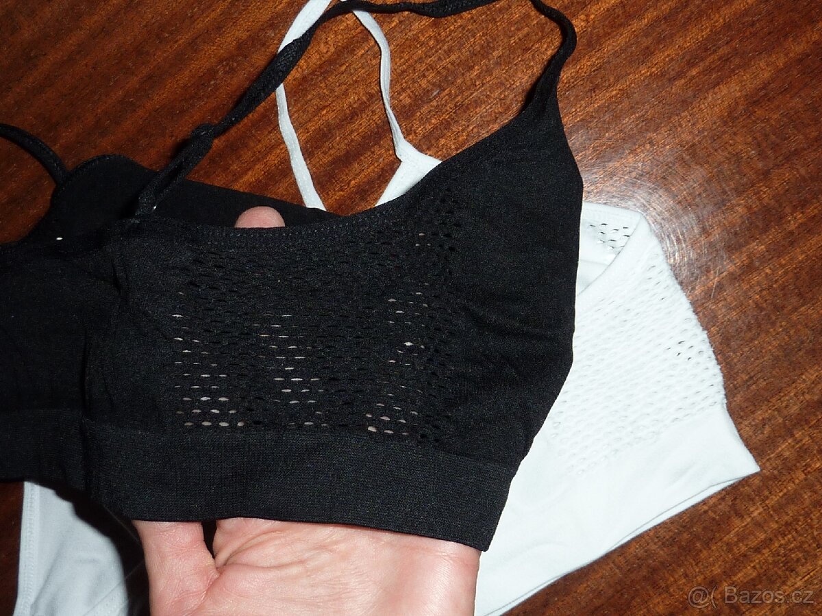 Nová-H&M-2x Bezešvá podprsenka-12-14 Let - 2