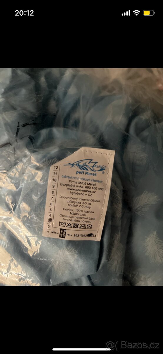 NOVÁ péřová deka - 2