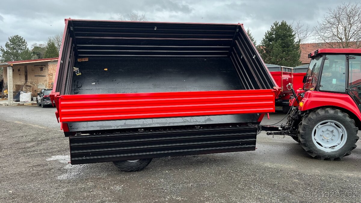 Traktorový návěs - nosnost 1,5 - 2,5 - 3,5 - 6 tun - 2