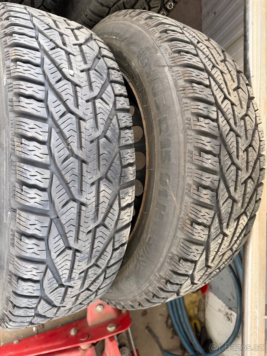 Zimní sada plech 195/65/15 5x112 6jx15 et43 - 2