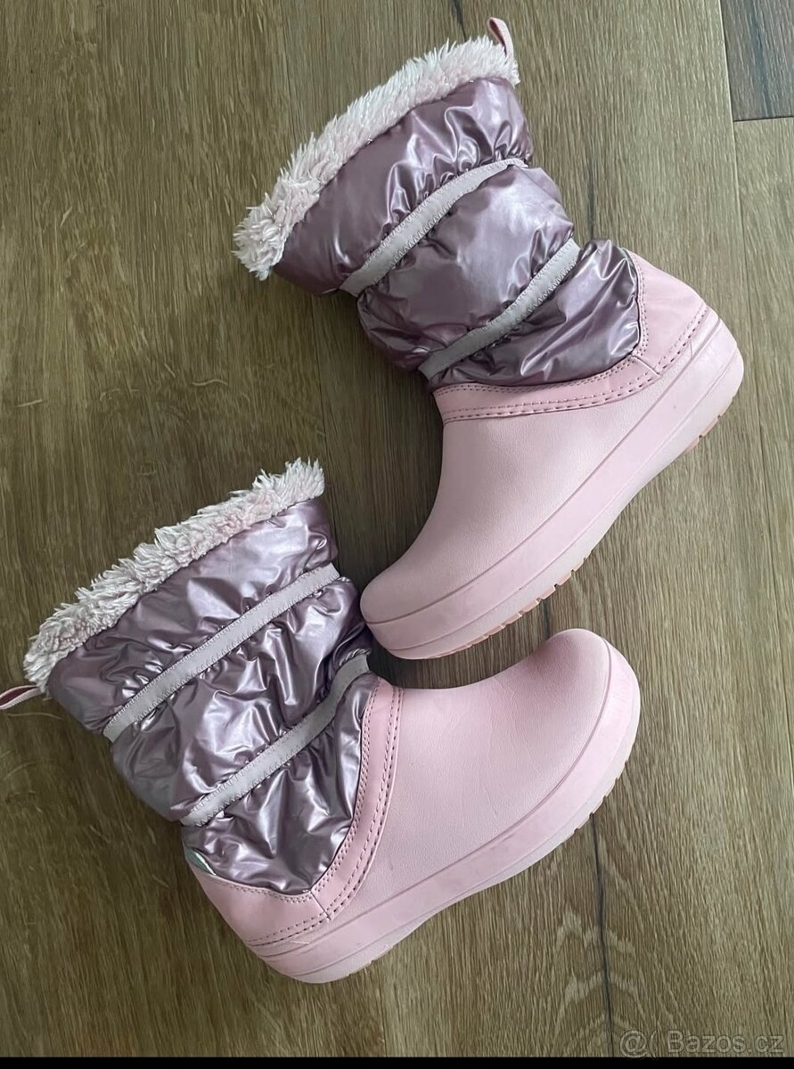 Dívčí sněhule Crocs J2 33/34 - 2