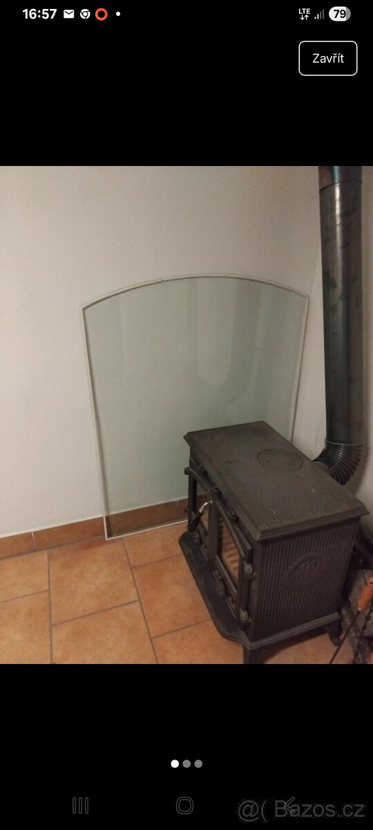 Sklo pod krbová kamna - 2