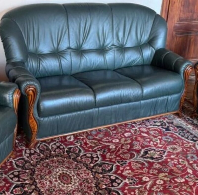 Luxusní italská kožená sedačka, 4094 - 2