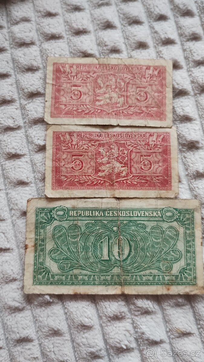 Bankovky -3 kusy - 2