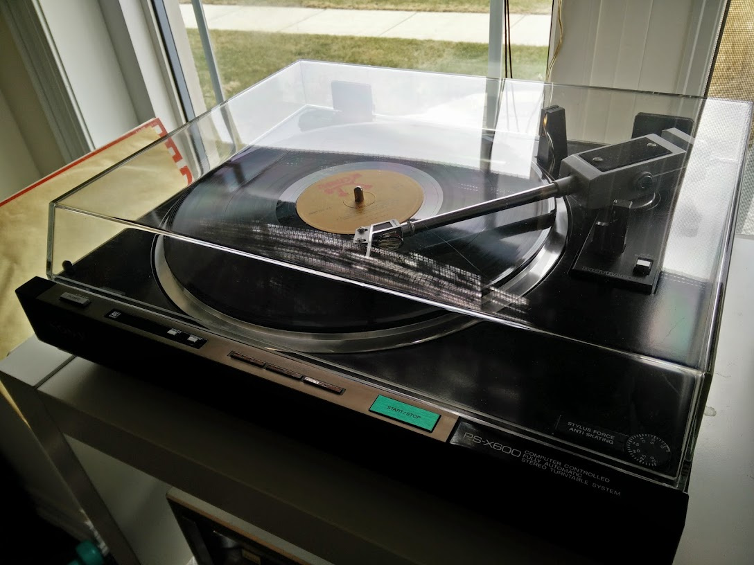 SONY PS-X 600 BIOTRACER, Hi-End gramofon, Direct Drive, top - 2