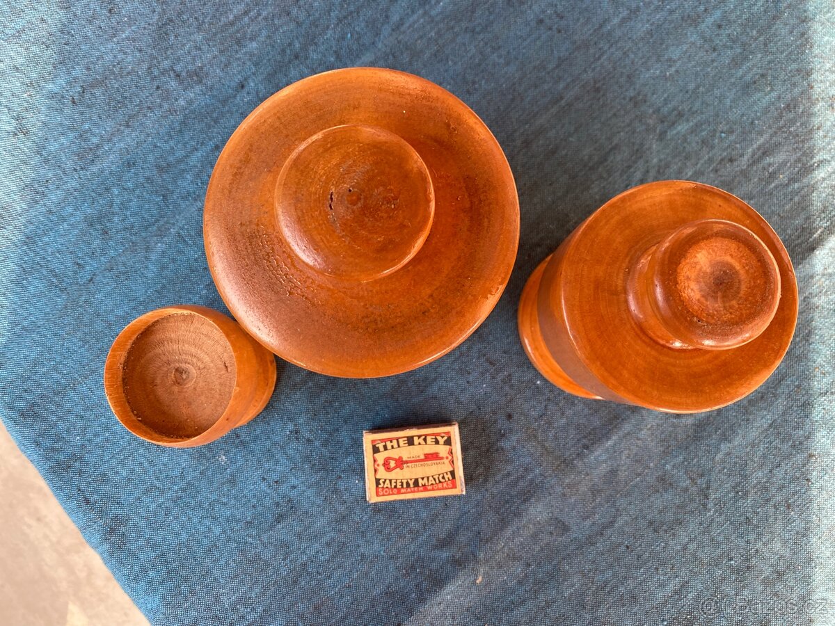 Sada celodřevěných dóz - 2