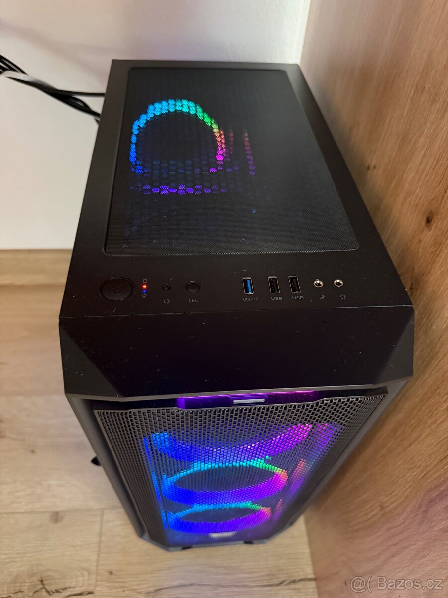 Herní PC Ryzen 5 7500F / RTX 4070 / 32GB DDR5 / 1TB SSD - 2