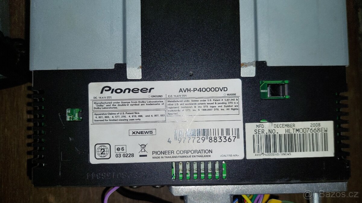 Pioneer AVH-P4000DVD - 2