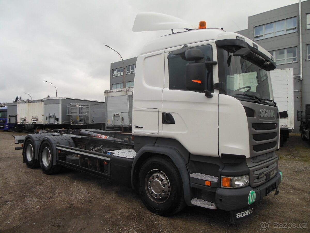 Scania R450, 6x4, Hákový nosič kontejnerů, Palfinger - 2