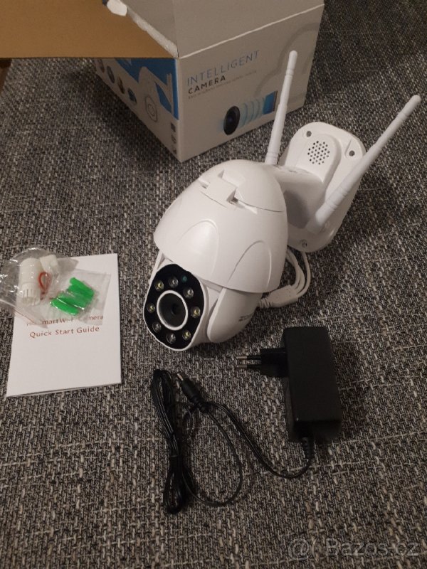 Dálkově otočná venkovní Wi-Fi FullHD IP kamera s nočním LED - 2