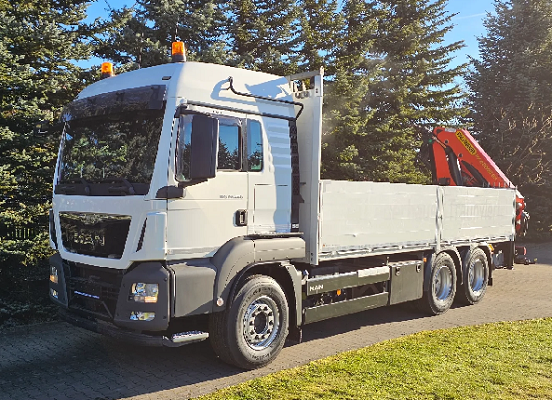 MAN TGS 26.440 6x4 - valník s hydraulickou rukou Palfinger - 2
