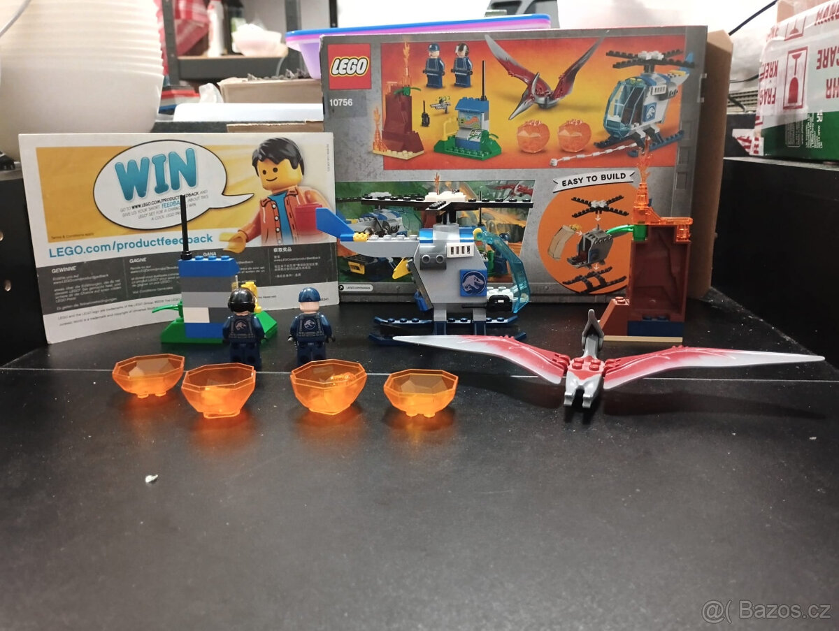 LEGO Jurassic World 10756 Pteranodon Escape +návod +box - 2