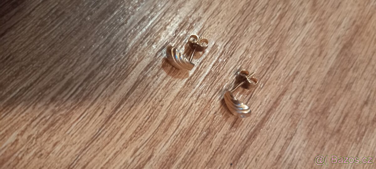 Zlaté naušnice 14karát - 2