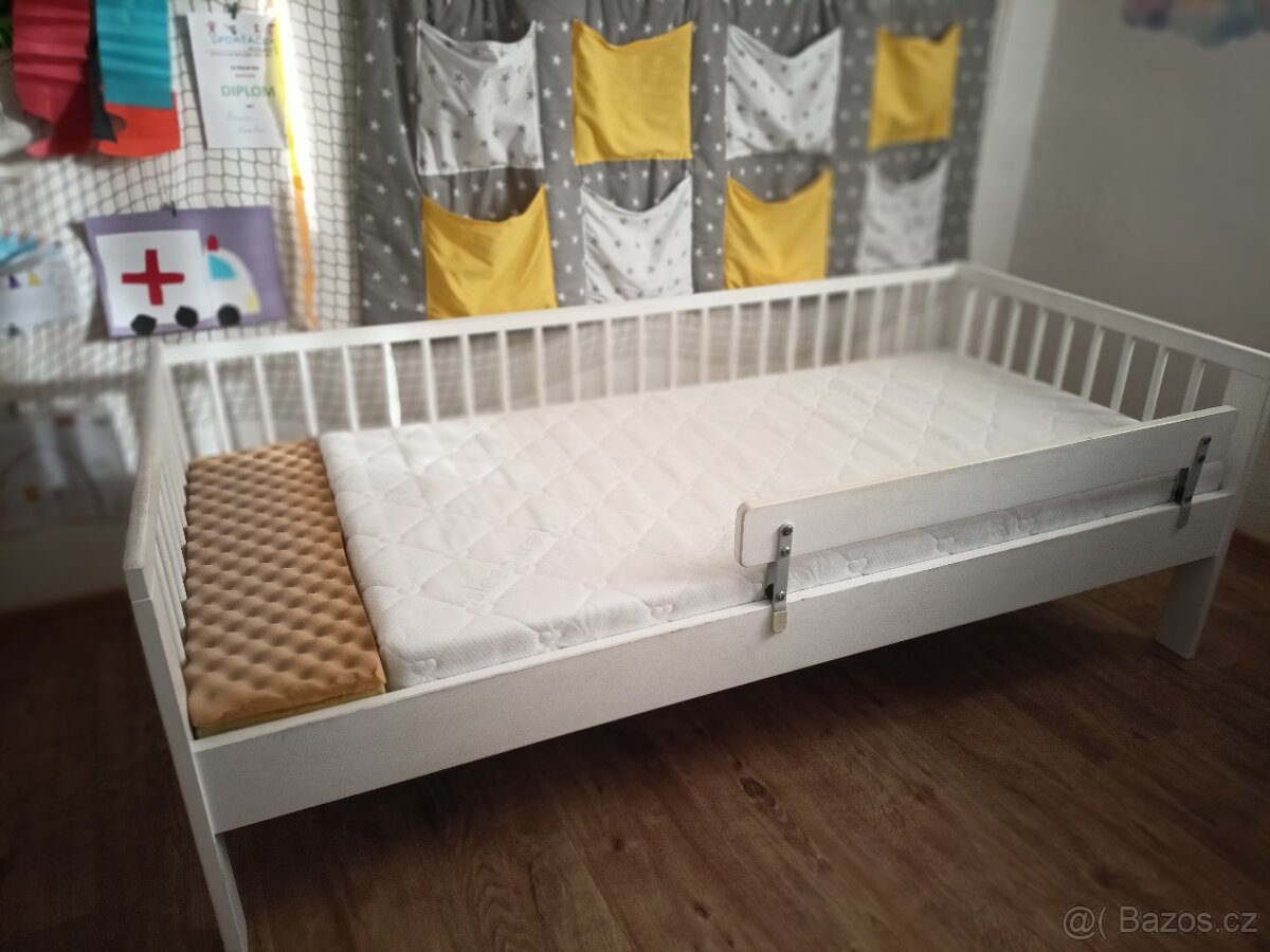 Postel 160x70 s matrací a prostěradly - 2