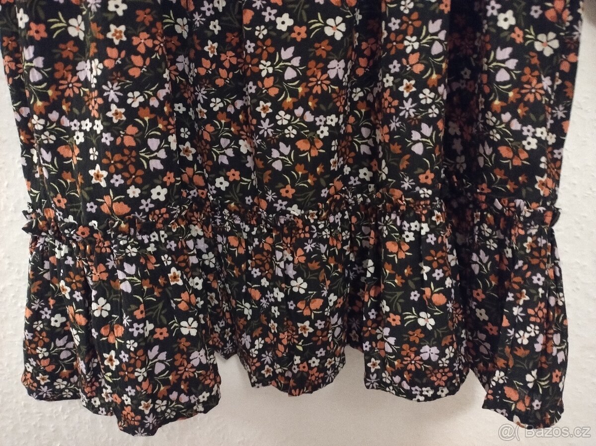 12) šatičky černé s dlouhým rukávem - 2