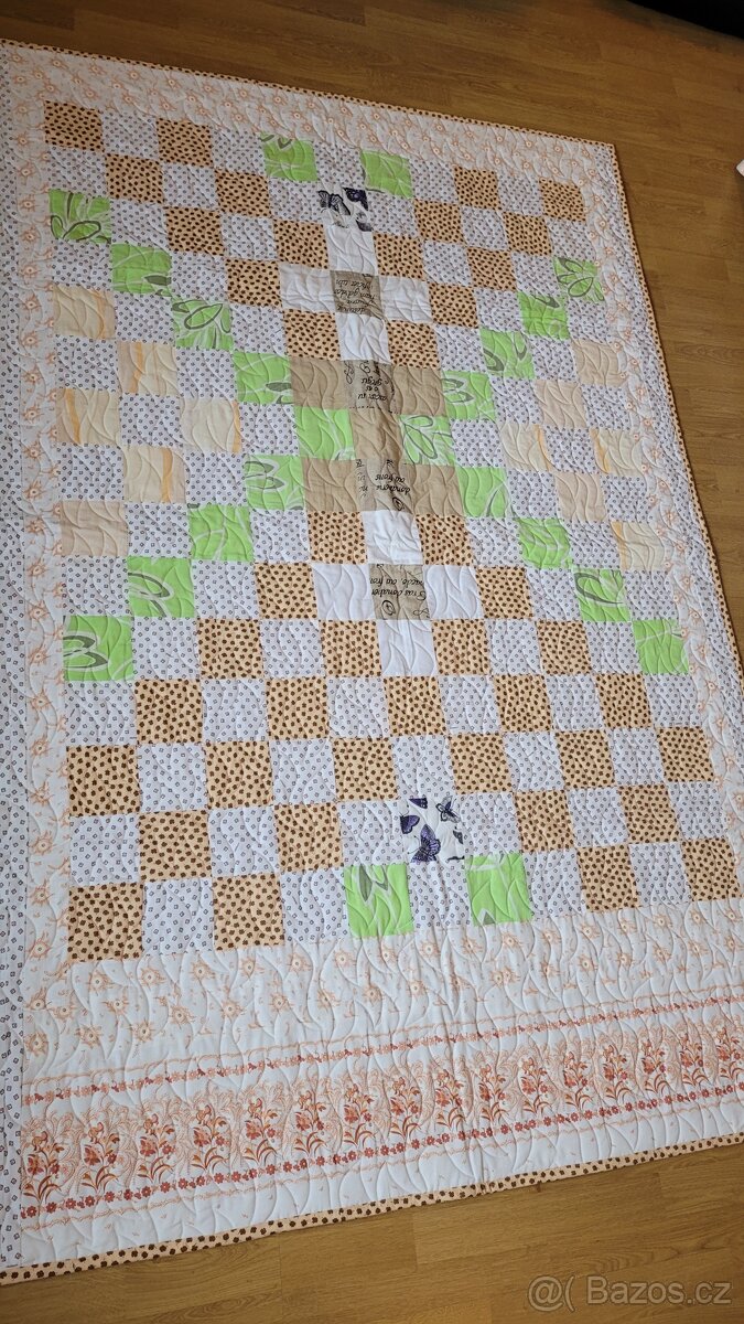 Prodám patchworkovou deku - 2