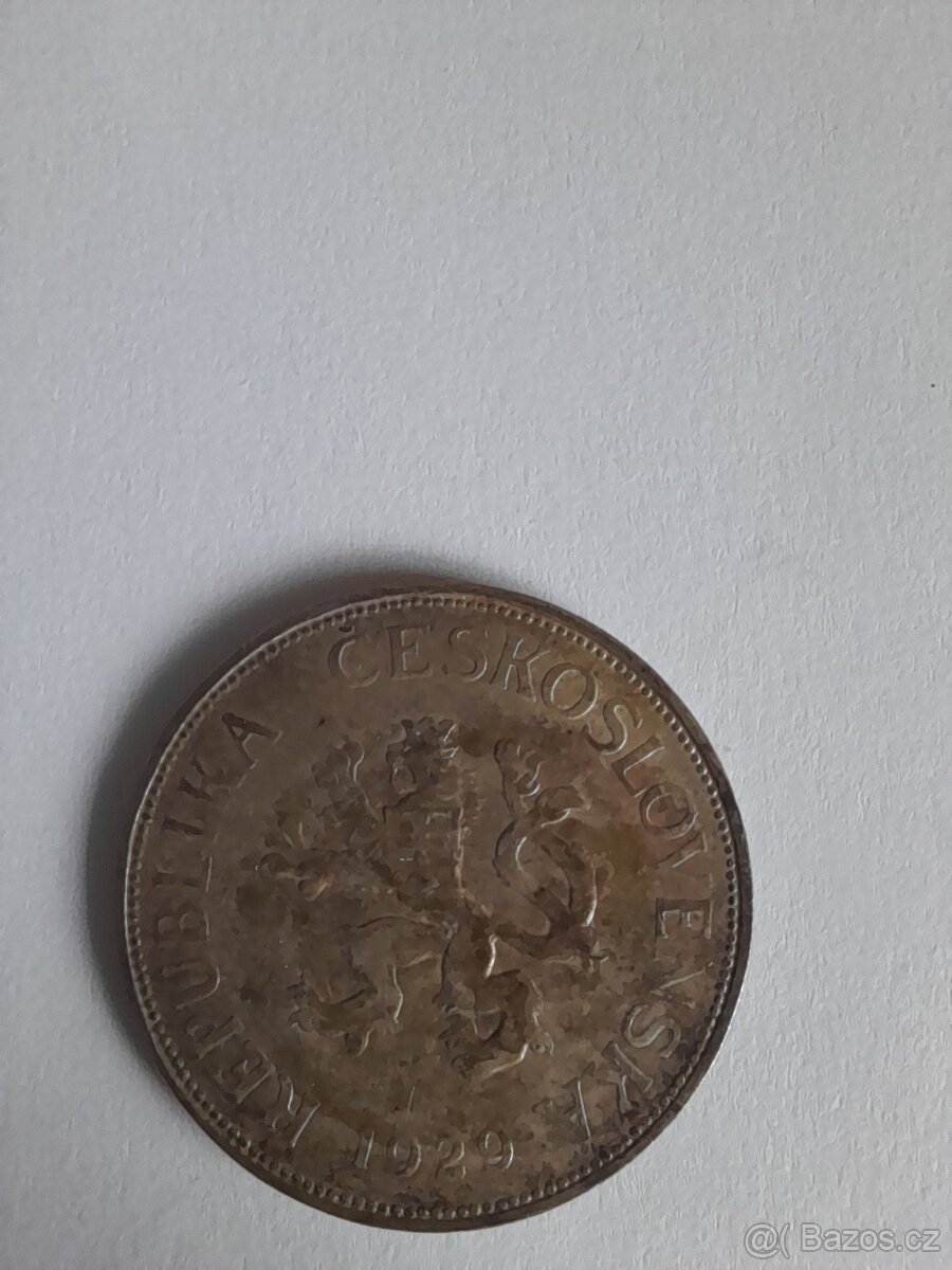 5 korun 1929 - 2