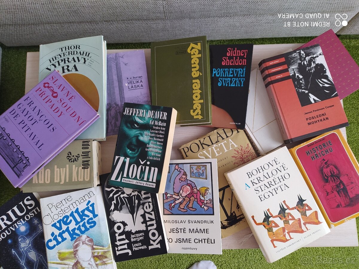 KNIHY - 85 kusů - 2