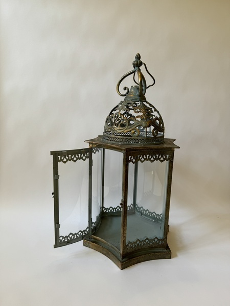 KOVOVÁ LUCERNA 57 cm - ORNAMENT - 2
