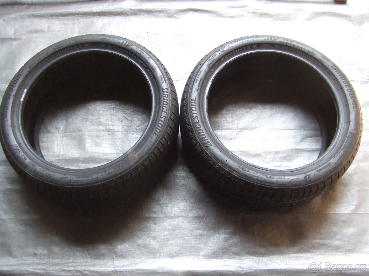 205 45 17 Bridgestone, pneu letní, Top stav, 2ks - 2