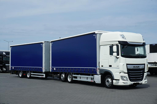 DAF XF480 6x2 - velkoobjemová souprava průjezdná - 2