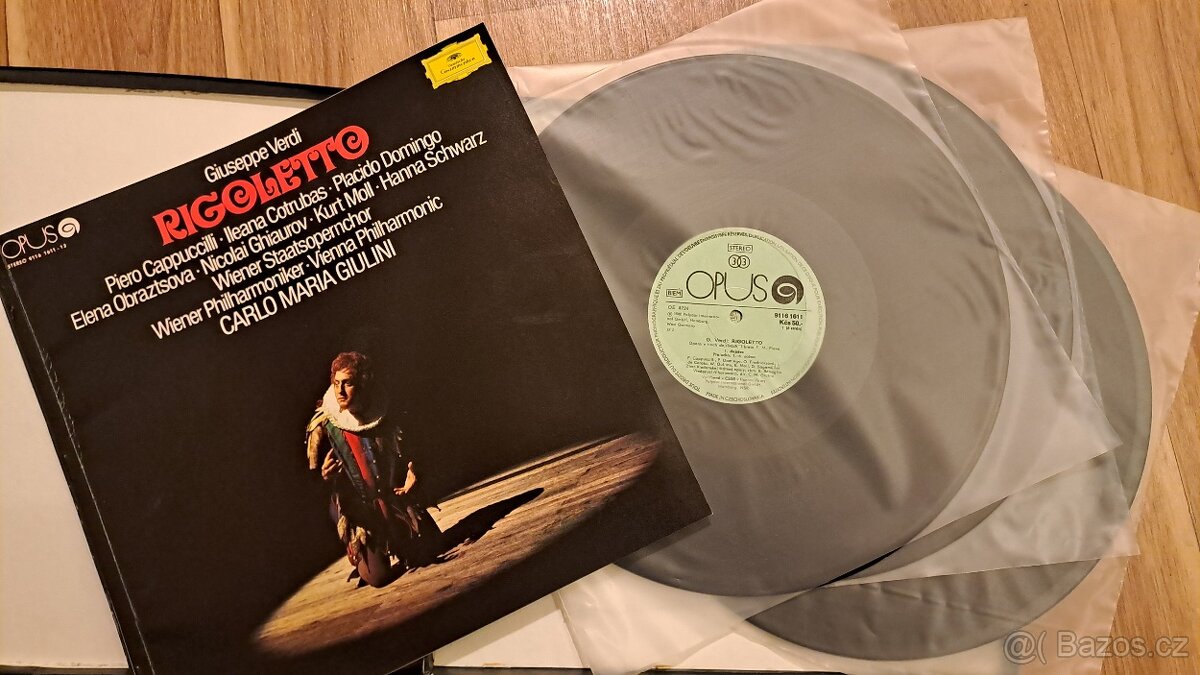 Verdi Rigoletto, La Traviata, Bizet Carmen - LP desky - 2
