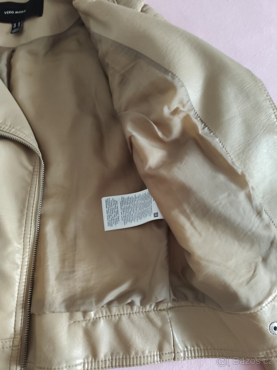 Béžová bunda vel.34 - 2
