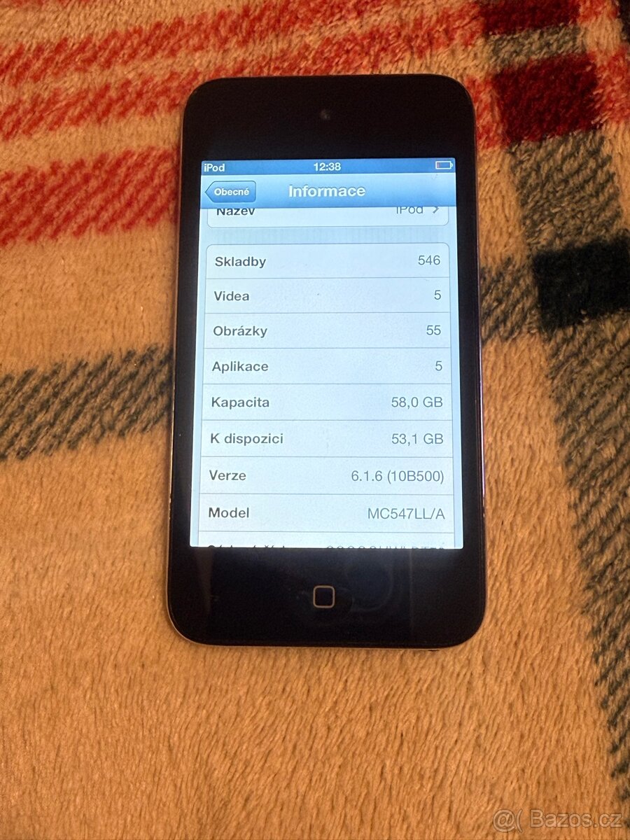 Apple iPod touch 4. generace – 64GB – plně funkční - 2