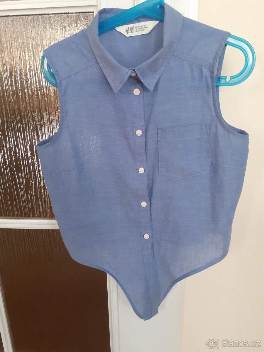 Dívčí letní košile H&M, vel. 140 - 2
