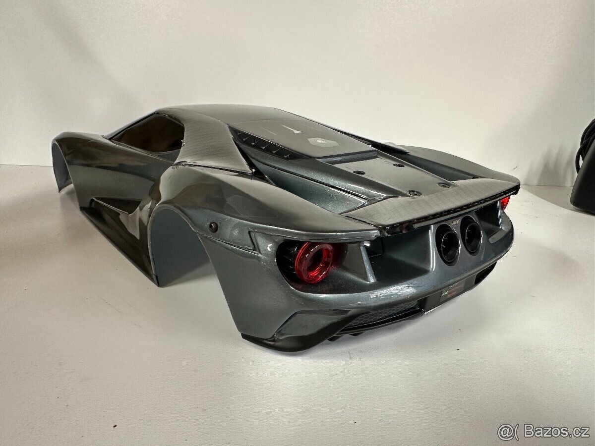 Traxxas karosérie stříbrná Ford GT s doplňky: 4-Tec 2.0 - 2