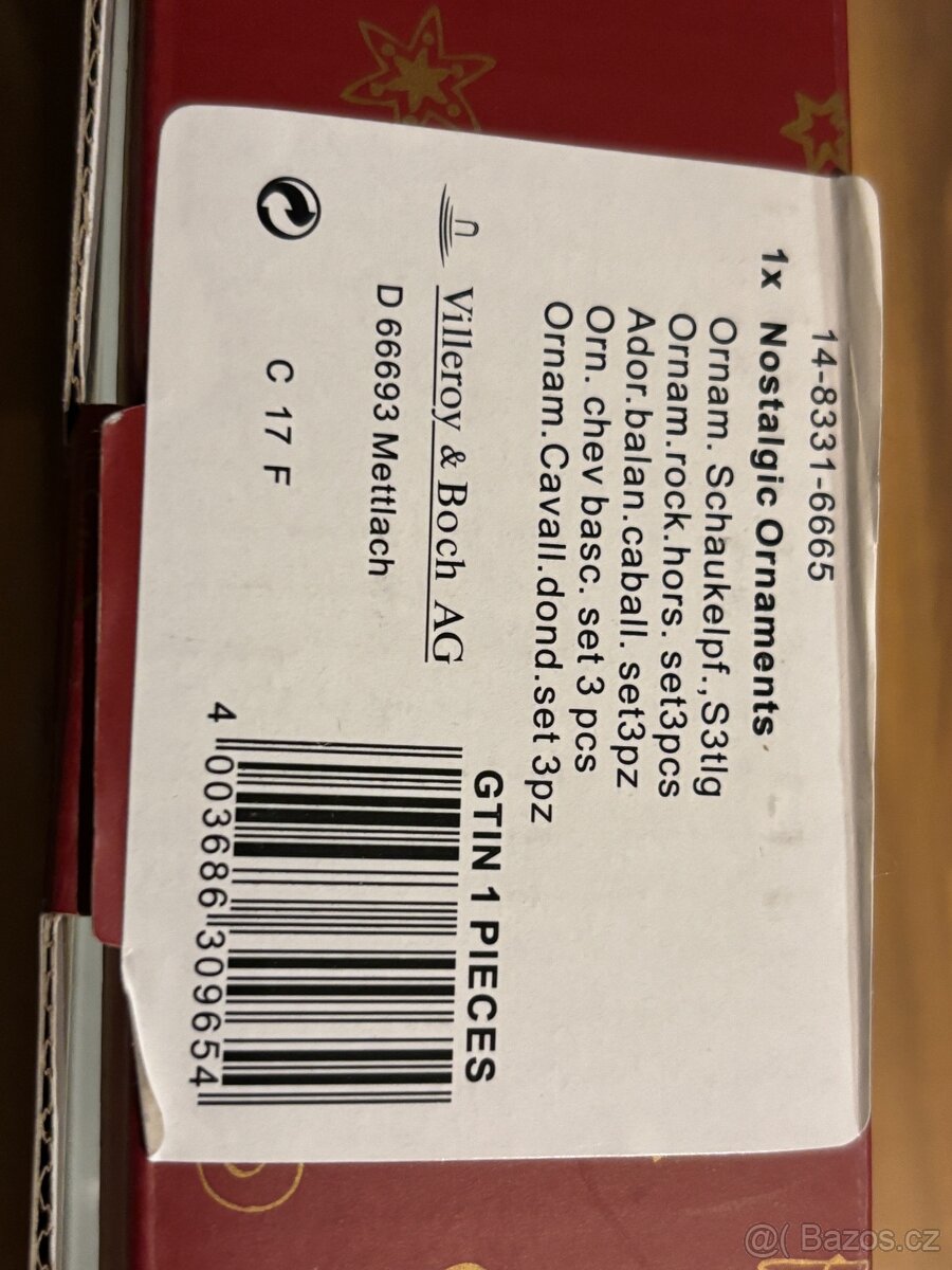 Sada vánočních ozdob Villeroy & Boch - 2