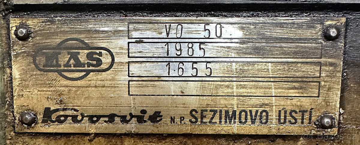 Vrtačka otočná VO 50/1250 - 2