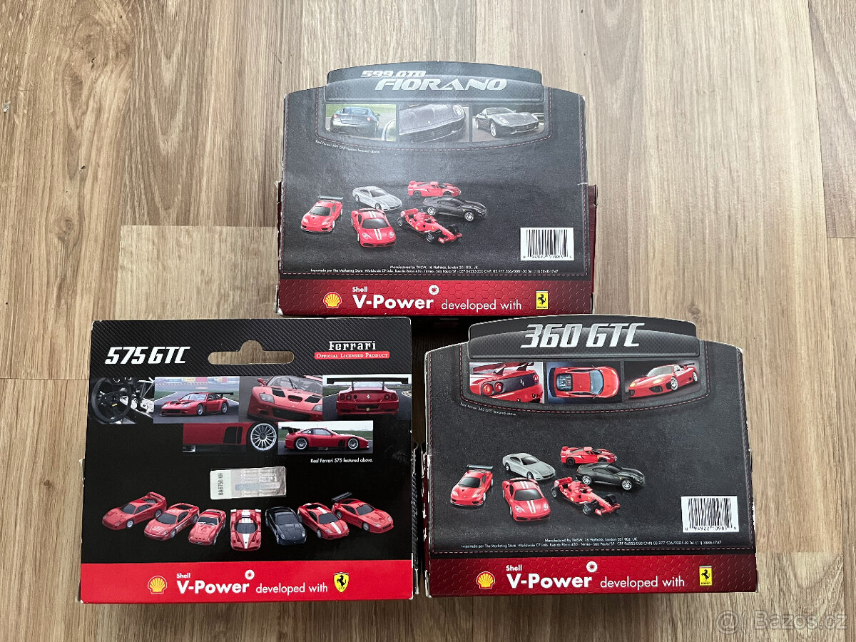 Autíčka Ferrari Shell - 2