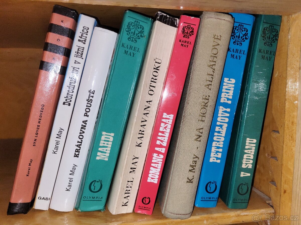Knihy od Karla Maye - 52 ks - 2