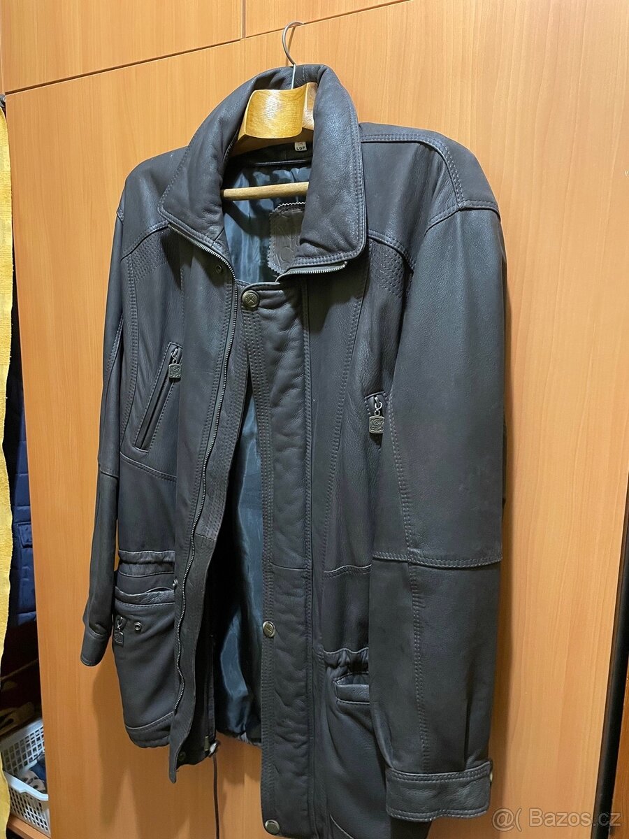 Pánská kožená parka - 2