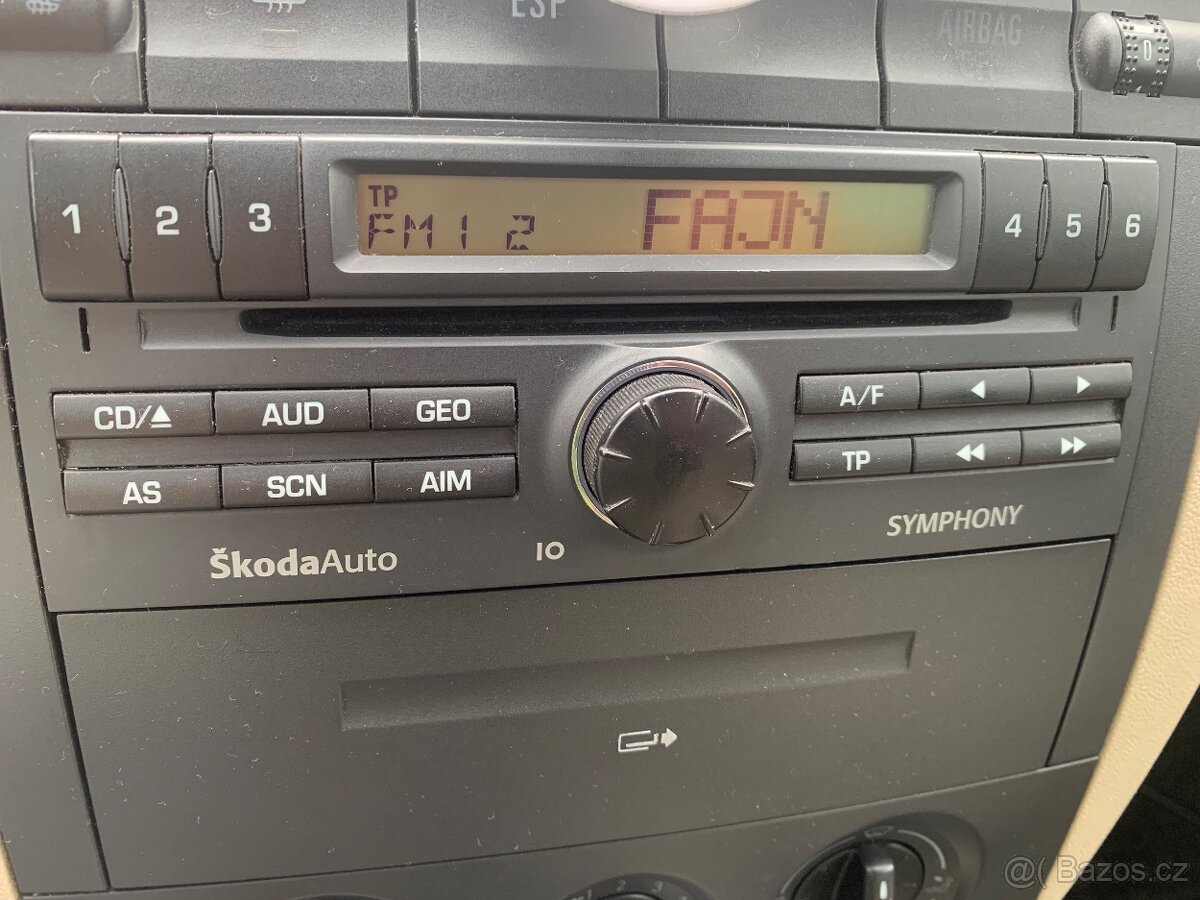 Originální autorádio Škoda SYMPHONY s CD - 2